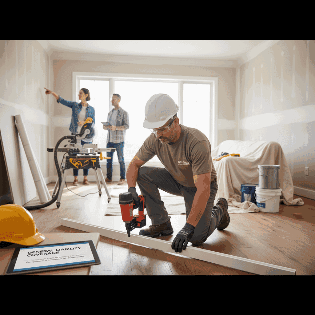 Contractor preparing for a business project