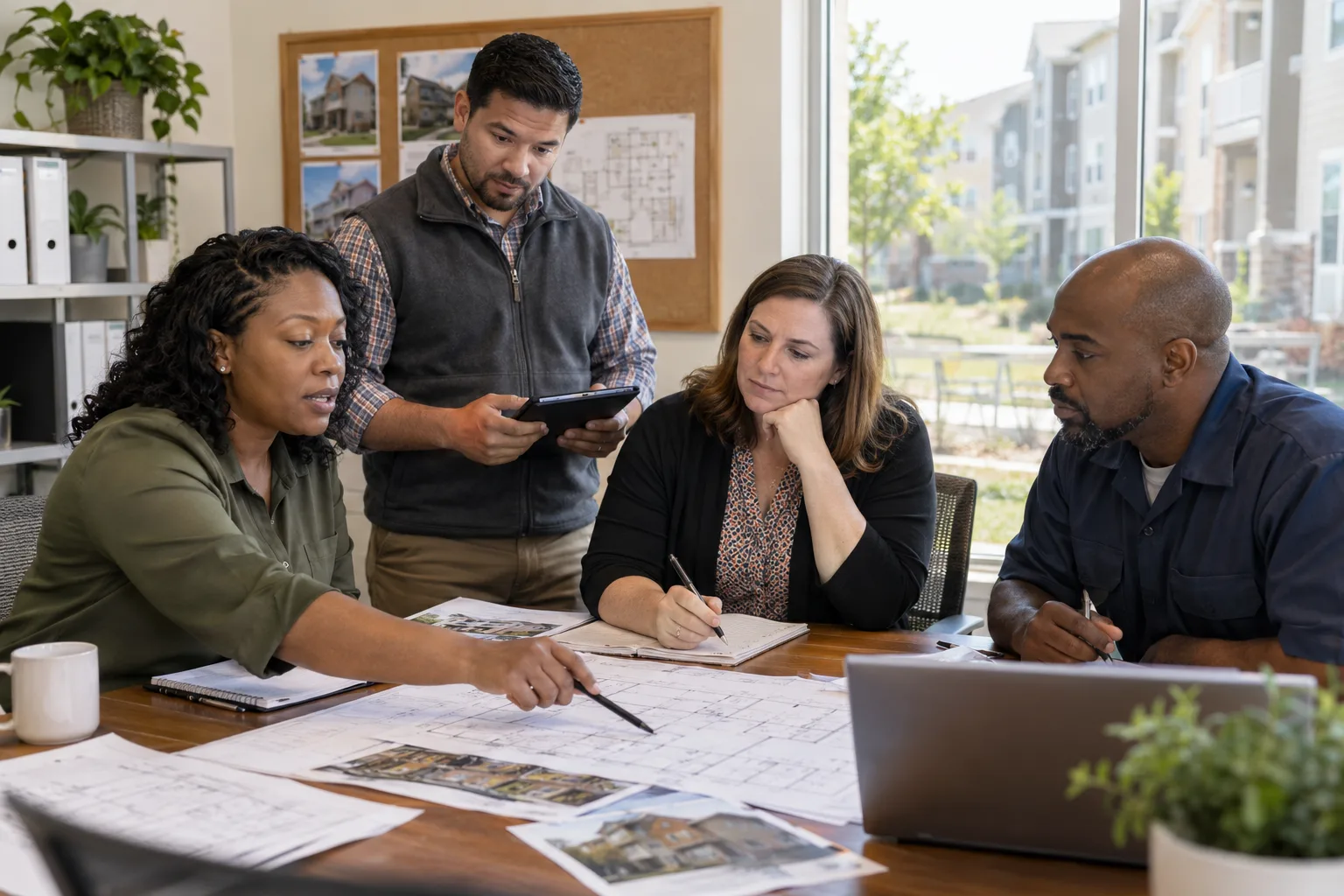 affordable housing staff planning maintenance and resident services