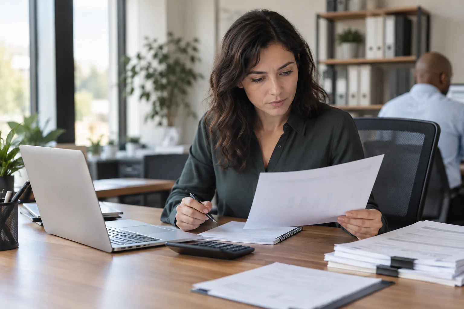 accounts payable staff independently verifying a payment request