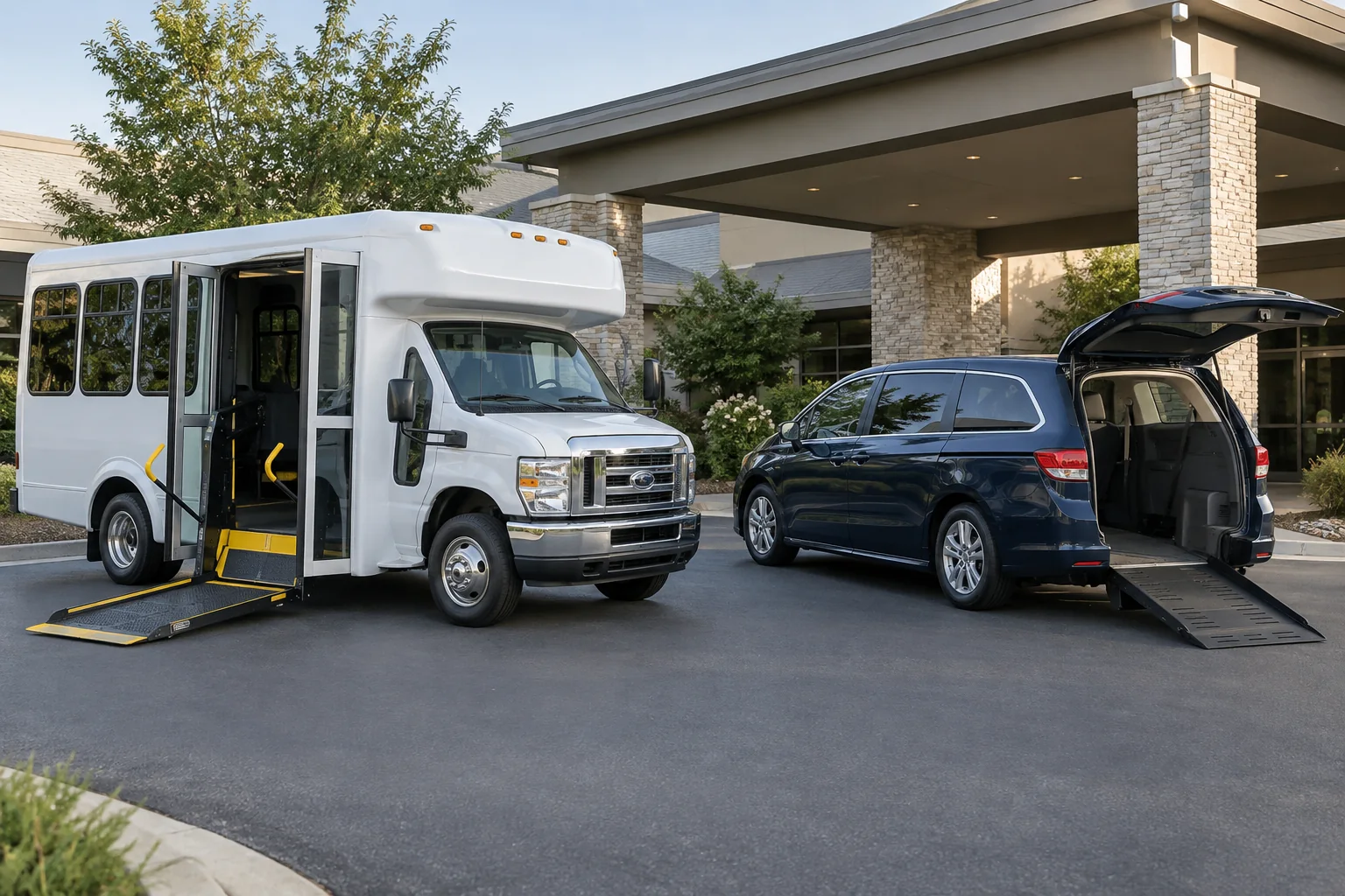NEMT & Paratransit Insurance accessible transportation insurance illustration