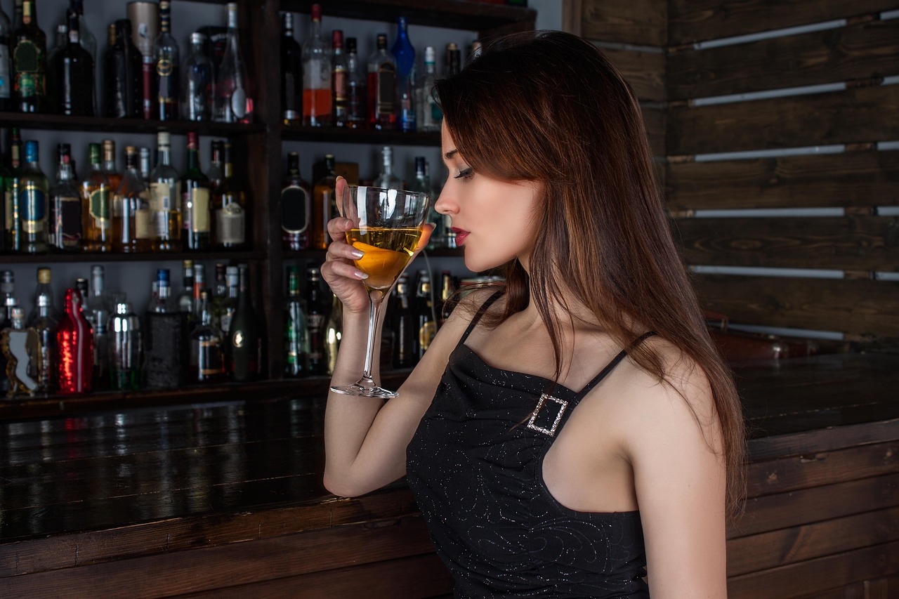 Restaurant interior with food service and liquor liability insurance